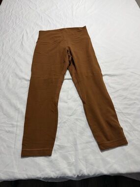 lululemon athletica Copper Brown Capri Leggings